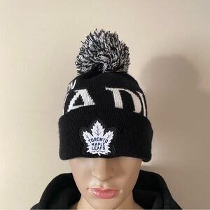 NHL MolsonToronto Maple Leafs hockey Pom-Pom Beanie hat